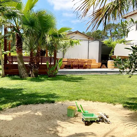 Luxury Bali In Hossegor 5 Stars- Pool & Petanque וילה סורטס הוסגור