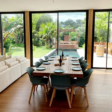 Вилла Luxury Bali Villa In Hossegor 5 Stars- Pool & Petanque Сорт-Осгор