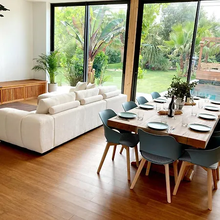 Luxury Bali Villa In Hossegor 5 Stars- Pool & Petanque Сорт-Осгор