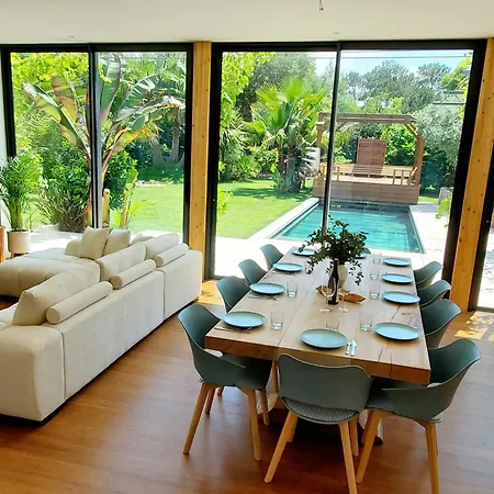 Luxury Bali Villa In Hossegor 5 Stars- Pool & Petanque