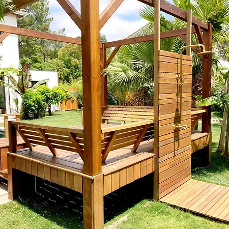 Luxury Bali Villa In Hossegor 5 Stars- Pool & Petanque Villa *